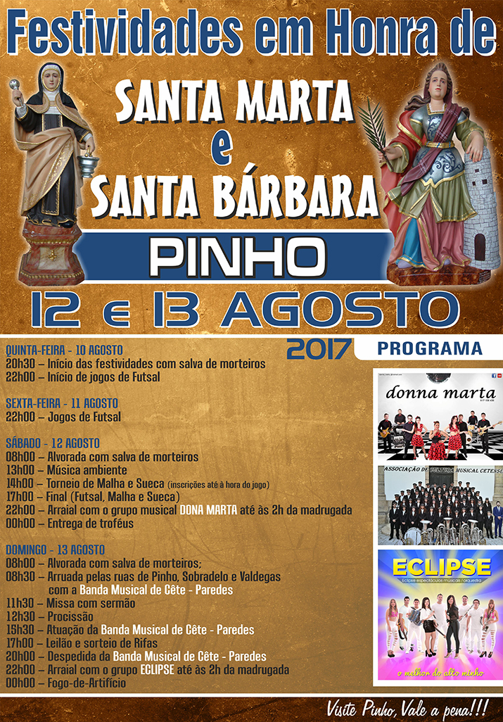 Festividades em Honra de Santa Marta e Santa Brbara